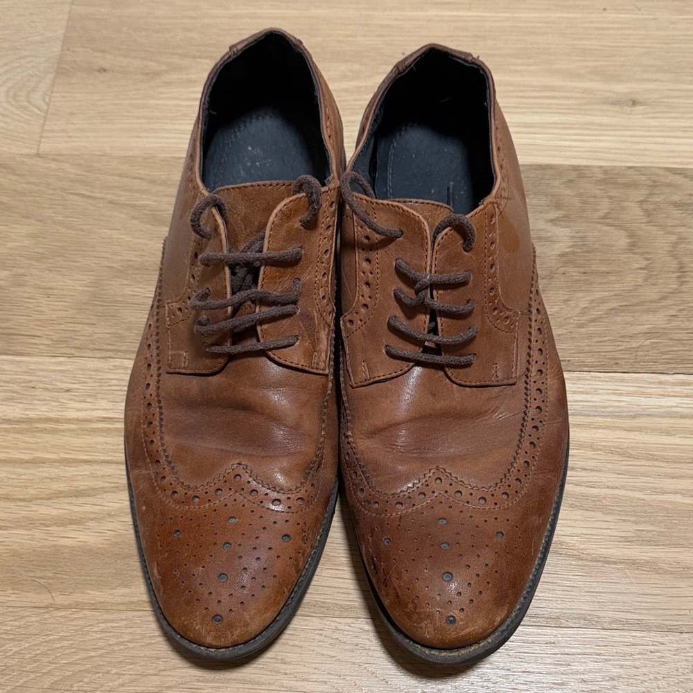 Stacy Adams Brown Leather Men's Derbys